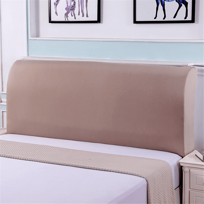 200CM Polyester Elastic Bed Headboard Cover Full Dustproof Protector Slipcover Bed Protection Dust Cover Bedspread