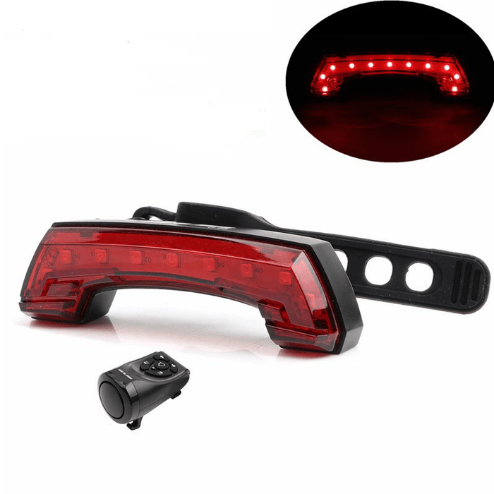 GUB G-68 5Modes USB Rechargeable Bike Remote Control Tail Light+ High Decibel Horn Outdoor IPX4 Waterproof Riding Bike Bicycle Lights