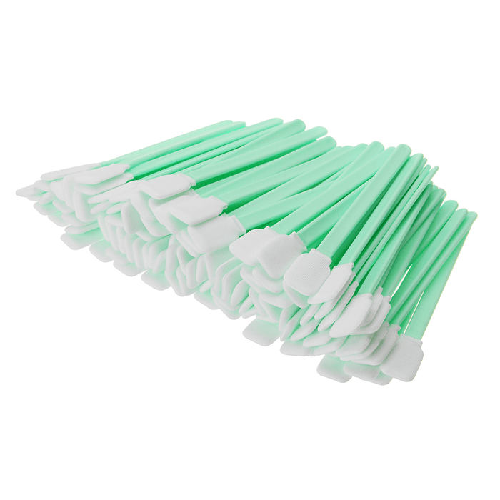 100Pcs Foam Tip Cleaning Head Swabs Sponge Stick for Inkjet Printer Printhead Camera Cleanroom