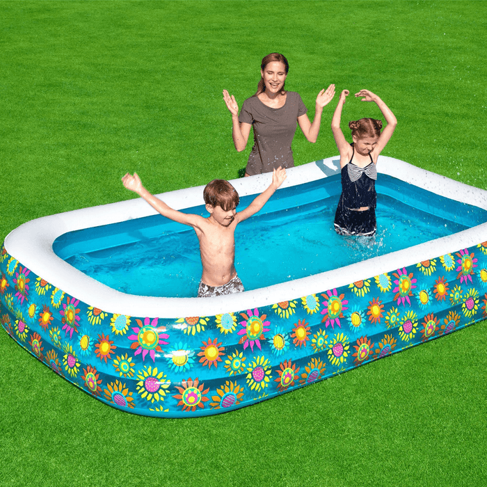 290 X 175CM Inflatable Swimming Pool Children Adults Summer Bathing Tub Baby Home Use Inflatable Paddling Pool