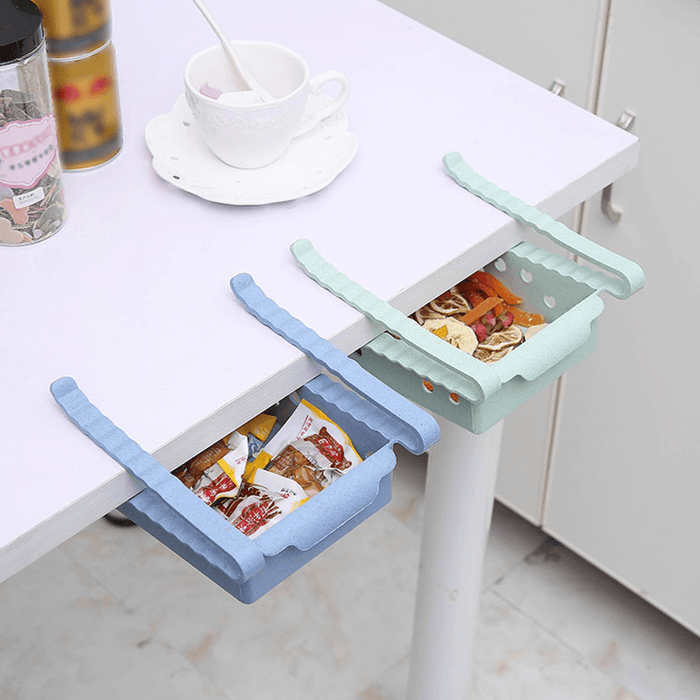 2L Refrigerator Storage Rack Food Organizer Shelf Box Pull-Out Drawer Holder Camping Picnic