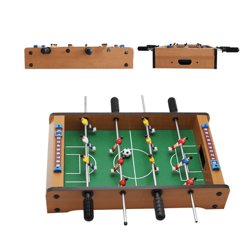 34.5X21.5X8Cm Football Table Game Wooden Soccer Game Tabletop Foosball Sports Family Activities