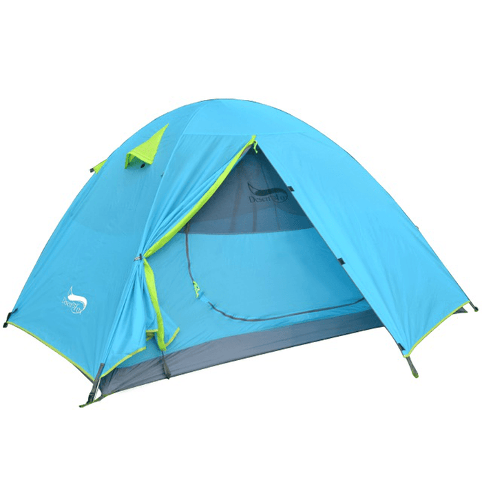 2 People Large Camping Tent Lightweight Double Layer Waterproof Anti-Uv Sun Canopy Camping Hiking Fishing Family Shelters