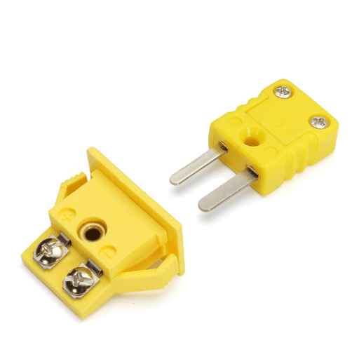 Panel Mount K-Type Thermocouple Miniature Socket Plug Connector