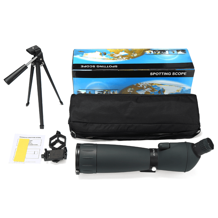 Ipree®Mat-H1 25-75X75 HD BAK4 Large Diameter Waterproof Zoom Astronomical Telescope Night Vision Binoculars