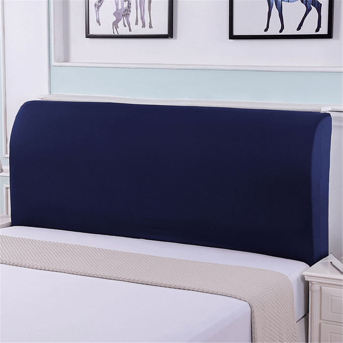 200CM Polyester Elastic Bed Headboard Cover Full Dustproof Protector Slipcover Bed Protection Dust Cover Bedspread