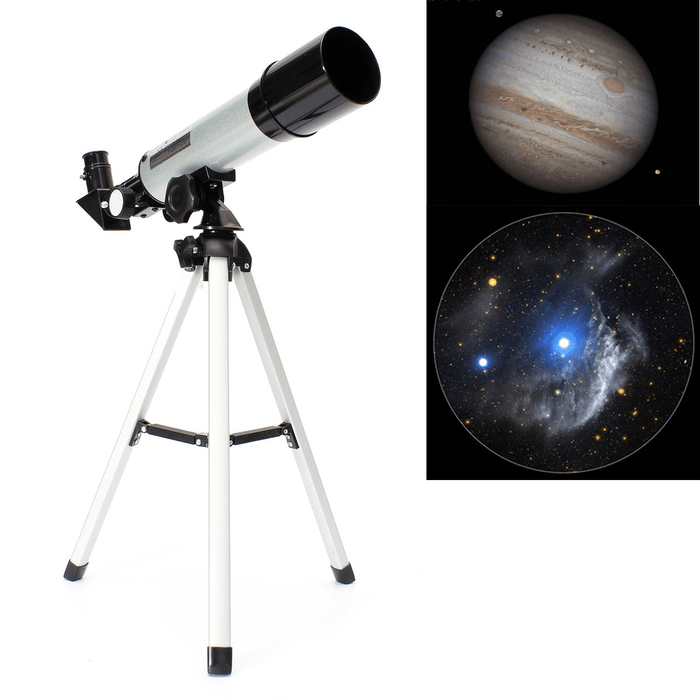 Ipree® F360X50 HD Refractive Astronomical Telescope Zoom Monocular Space Spotting High Magnification Telescope with 38Cm Tripod