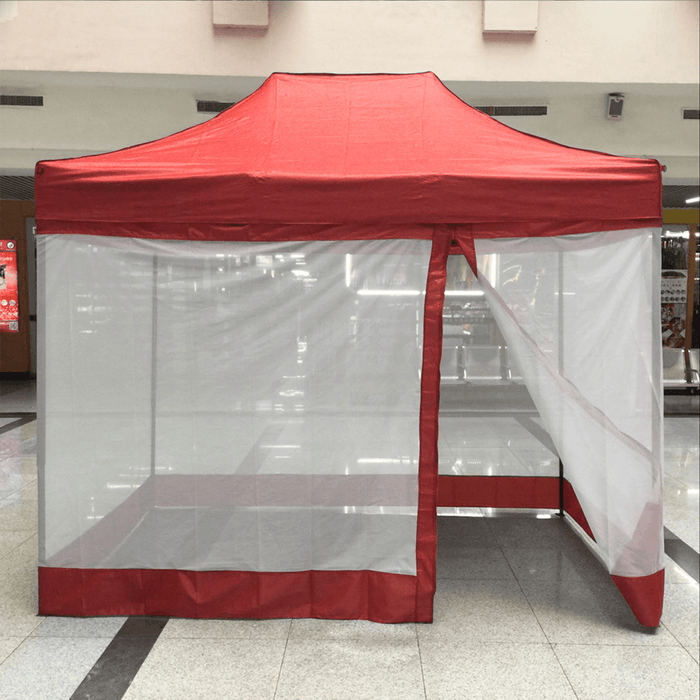 3X3M 1 Side Wall Canopy Anti-Mosquito Nets Breathable Windproof Shelter Tent Outdoor Camping Travel