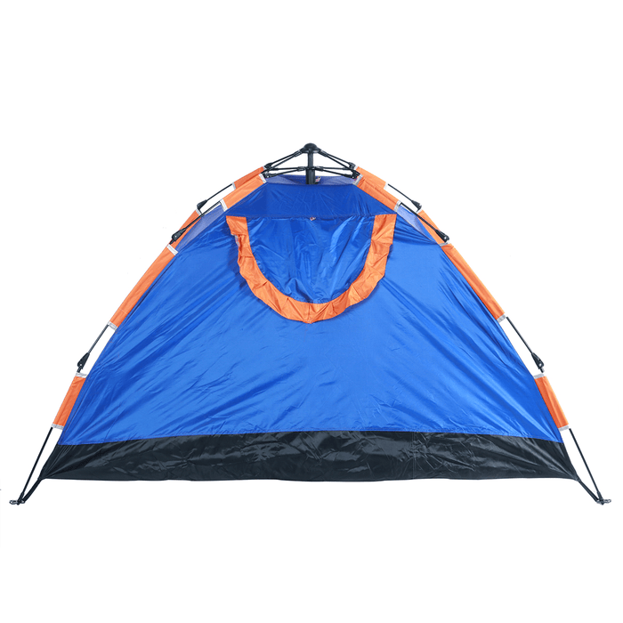 3-4 Person Camping Tent Waterproof Double Doors Automatic Tent Uv-Proof Portable Sunshade Canopy Outdoor Hiking