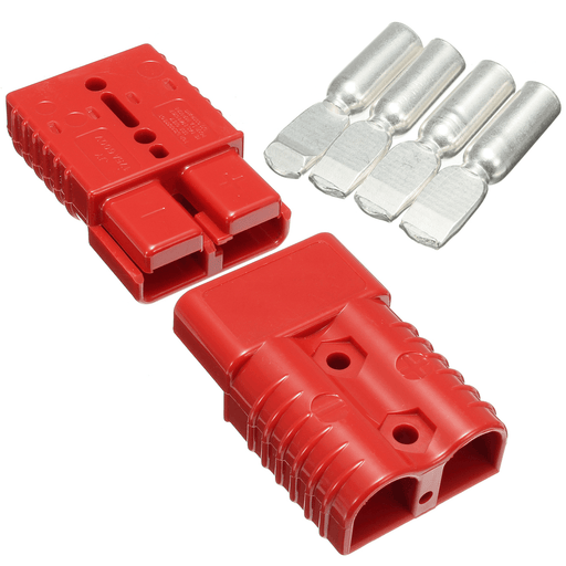 175 AMP Battery Connector Jump Start Slave Assist Pair RED