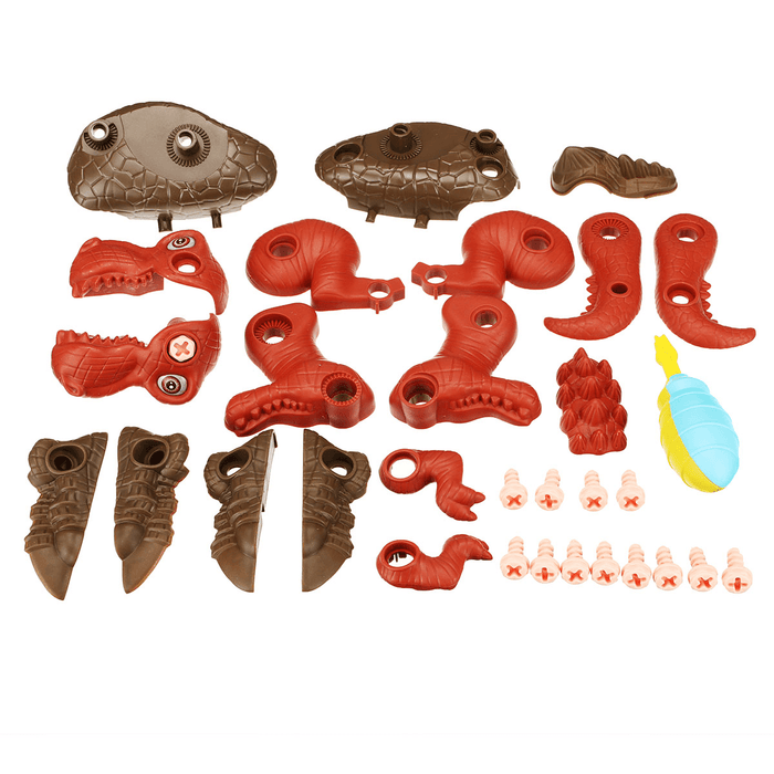 Realistic Dinosaur Model Dino Toy Electric Drill Toy Figures Play Set Kids Birthday Christmas Gifts