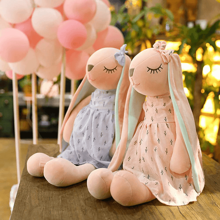 35-55Cm Cute Soft Long Ears Rabbit Plush Toy Pillow Dolls Sleeping Doll Stuffed Cushion Kids/Lover Gift