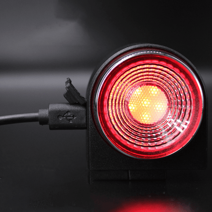 ANTUSI A8 108Db Burglar Alarm Tail Light 40LM Smart Light Sensor Brake Sensor Anti-Thief Bike Taillight IP65 Waterproof USB Rechargeable MTB Road Bicycle Electric Scooter E-Bike Rear Light