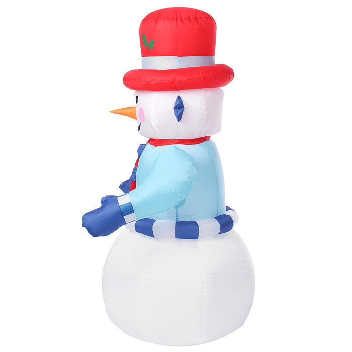 1.2M LED Christmas Inflatable Snowman Halloween Outdoors Ornaments Shop Decoration