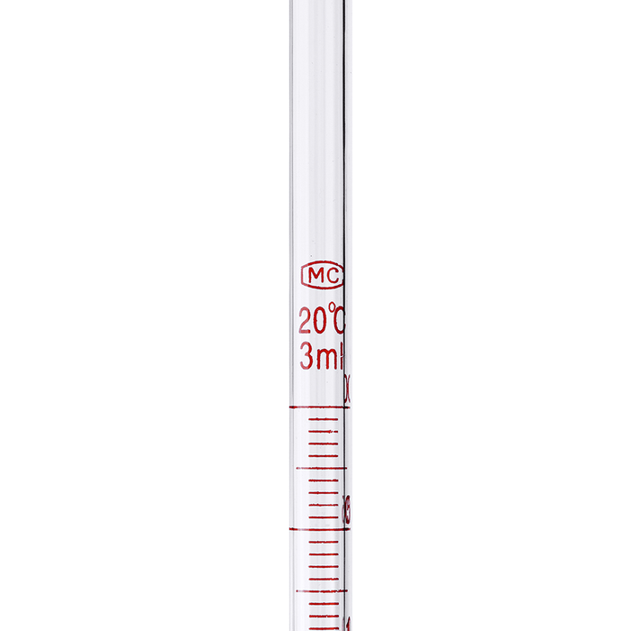 1/2/3/5/10Ml Glass Short Pipette with Scale and Bubble Lab Glassware Kit