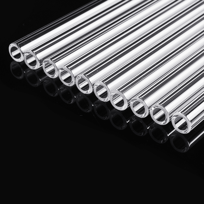 10Pcs 300X7X1Mm Length 300Mm OD 7Mm 1Mm Thick Wall Borosilicate Glass Blowing Tube Lab Factory School Home Tubes