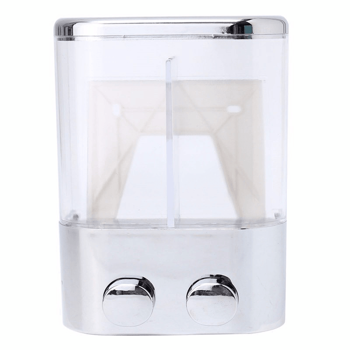 2 Pcs 400 Ml Wall Mount Push Type Liquid Shampoo Soap Dispenser Shower Gel Container Bathroom Home Kitchen Supplies