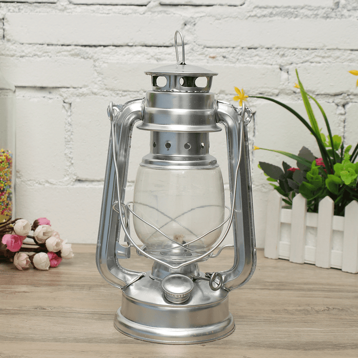 Ipree® Retro Oil Lantern Outdoor Garden Camp Kerosene Paraffin Portable Hanging Lamp