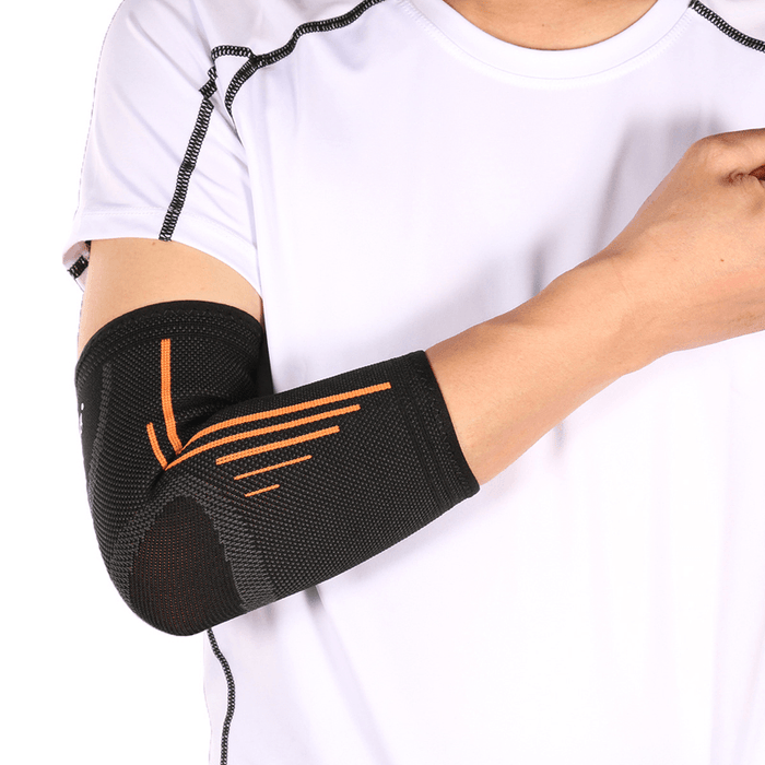 Mumian A26 Elbow Support Elastic Gym Sport Elbow Protective Pad Absorb Sweat Basketball Arm Sleeve Fitness Safety Brace