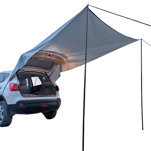 Ipree® Car Rear Rooftop Tent Waterproof Car Side Awning Tent Sun-Shelter Truck Canopy Camping Travel