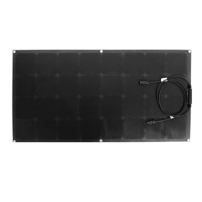 18V 100W ETFE Sunpower Semi-Flexible Solar Panel Monocrystalline Silicon Laminated Solar Panel 1080*540Mm