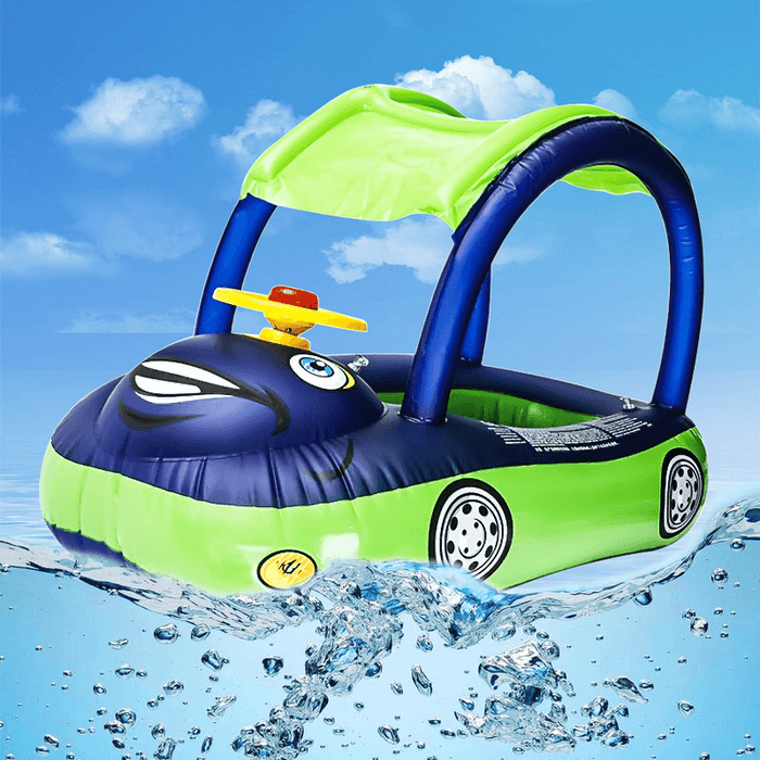 Toddler Kids Inflatable Floating Boat Baby Pool Float Swim Float Boat Summer Toys Fun for Outdoor Swimming Poolplay