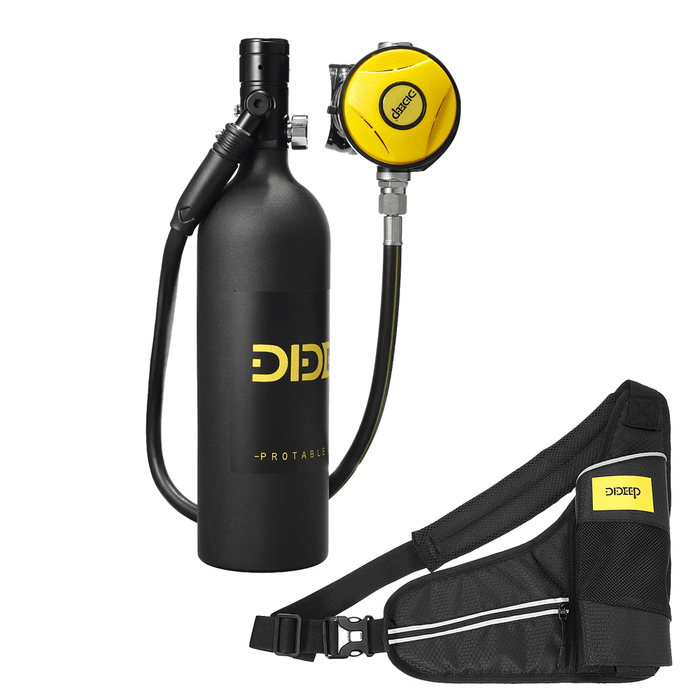 DIDEEP X4000 Pro 1L Mini Scuba Tank Diving Set Cylinder Oxygen Tank Underwater Freedom Breath Equipment