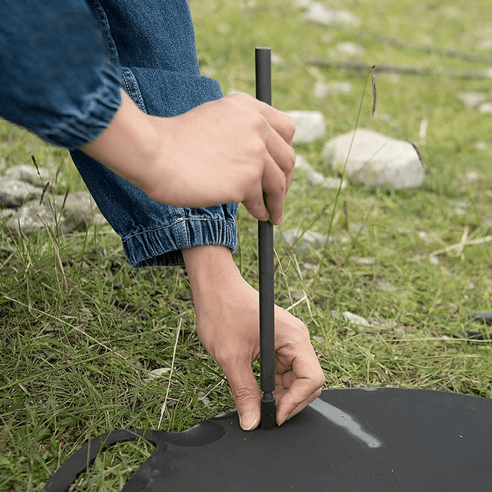 Naturehike Outdoor 5.3KG Large Baking Pan Camping Barbecue Picnic Cast Iron Cookware Frying Baking Uniform Heating Barbecue Tool