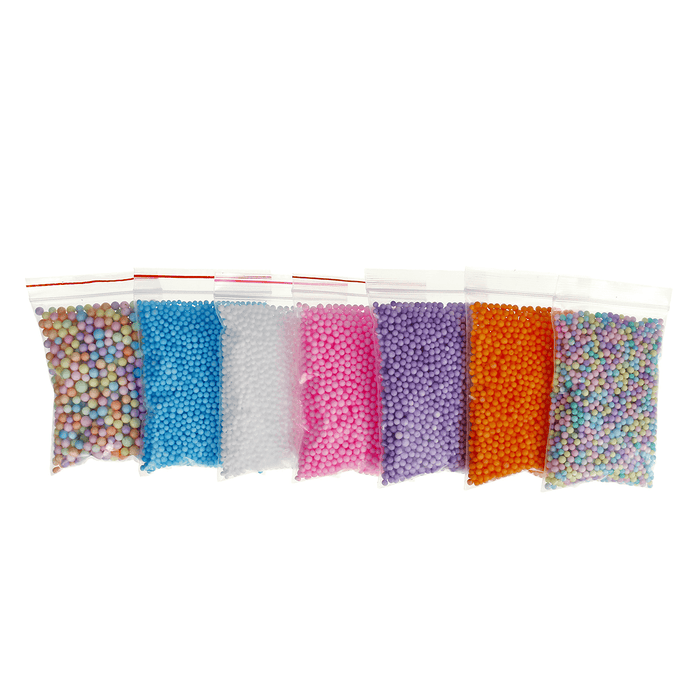 82PCS Slime Making DIY Kit Colorful Foam Ball Beads Sequins Gifts Kids Toys Improve Practical＆Thinking Ability