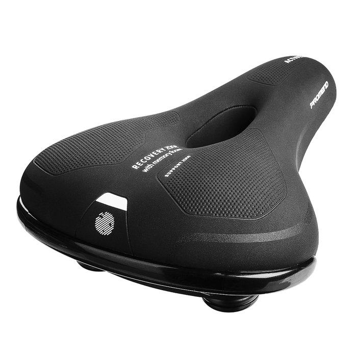 BIKIGHT Comfort Bike Saddle Wide Waterproof Breathable Memory Foam Replacement Bike Seat Universal for Women Man Adult Kids