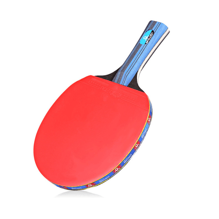 2PCS Long/Short Handle Table Tennis Racket 7-Layer Pure Wood Professional Ping Pong Paddle with Storage Bag