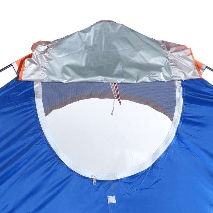 3-4 Person Camping Tent Waterproof Double Doors Automatic Tent Uv-Proof Portable Sunshade Canopy Outdoor Hiking