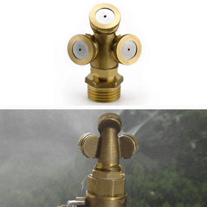 Brass Agricultural Mist Spray Nozzle Garden Irrigation System