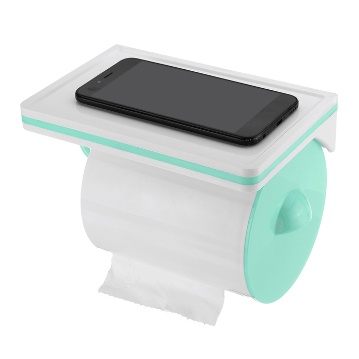Bathroom Accessory Wall Mounted Toilet Roll Tissue Paper Shelf Holder Tissue Holder