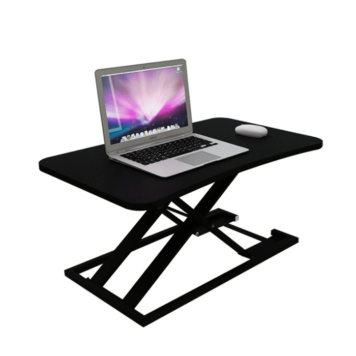 BAIZE 29"X18" Heigh Adjustable Standing Desk Sit to Stand Laptop Desk Computer Laptop Stand Fiberboard Steel for Home Office Study