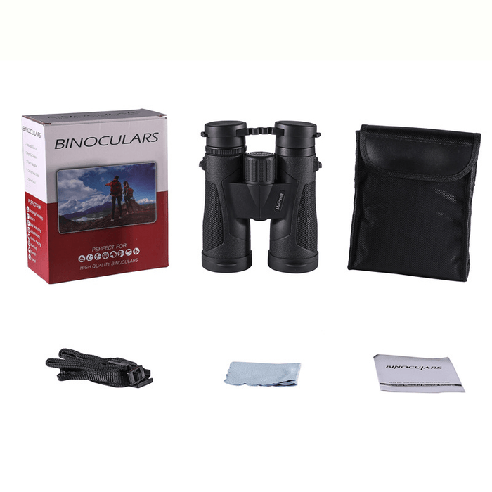 MAIFENG 10X42 Binoculars Military HD High Power Telescope BAK4 Eyepiece Professional Outdoor Hunting Telescopes