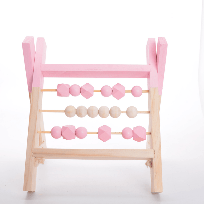 Natural Pine Nordic Baby Room Decor Wooden Abacus Educational Nursery Props Toys