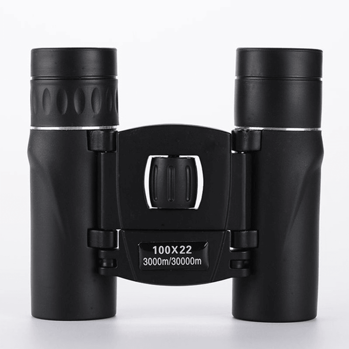 100X22 Mini HD Binoculars Folding Compact BAK4 Telescope High Powered Night Vision Binoculars