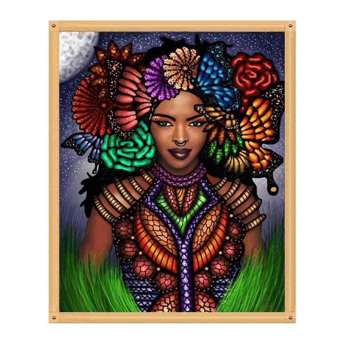 Full Drill DIY 5D Diamond Girls Paintings Embroidery Cross Stitch Kits Art Decor