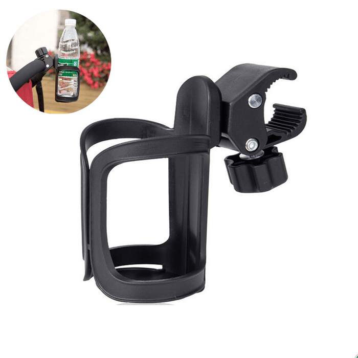 XANES® Stroller Cup Holder Universal 360° Rotation Drink Holder Bike Water Bottle Holder for Bike Walker Wheelchair Trolleys