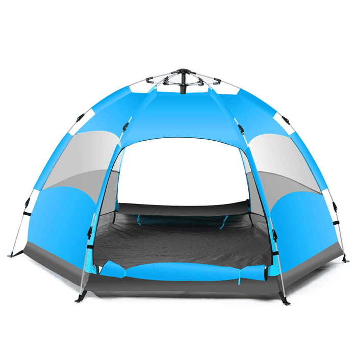 Outdoor 3-4 Persons Automatic Camping Tent Waterproof Double Layer UV Beach Sunshade Canopy