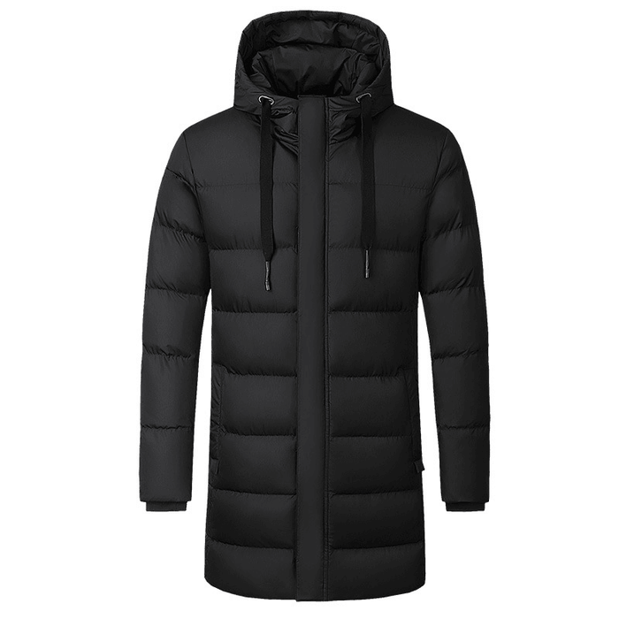 TENGOO Intelligent Temperature Control Jacket Long Section USB Rechargeable Waterproof Windproof Winter Coats