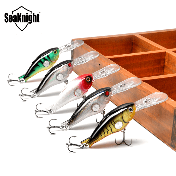 Seaknight SK003 1PCS Fishing Lures Floating 1.8M-3.9M 55Mm 10G Crank Artificial Hard Fishing Bait