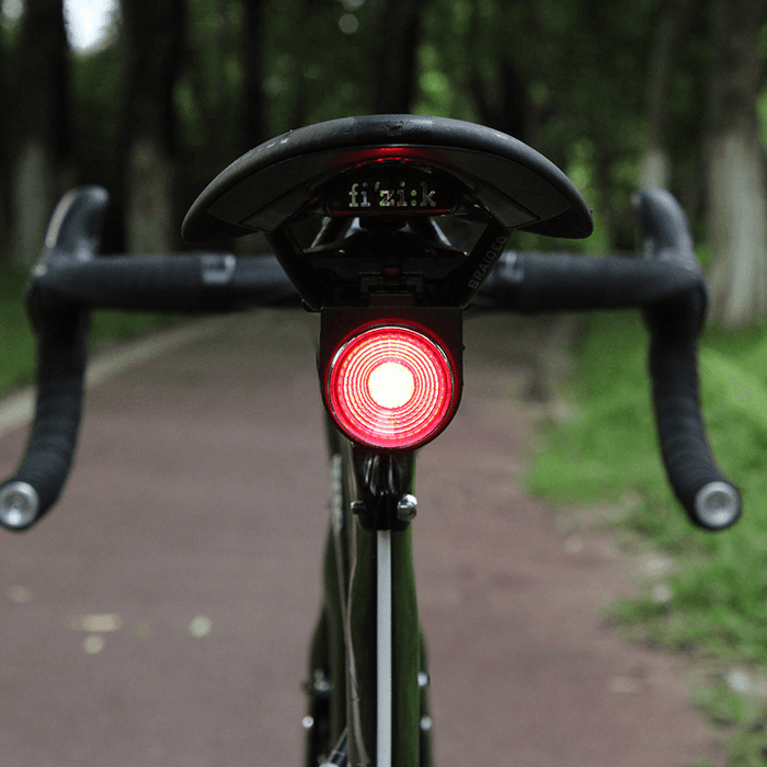 ANTUSI A8 108Db Burglar Alarm Tail Light 40LM Smart Light Sensor Brake Sensor Anti-Thief Bike Taillight IP65 Waterproof USB Rechargeable MTB Road Bicycle Electric Scooter E-Bike Rear Light