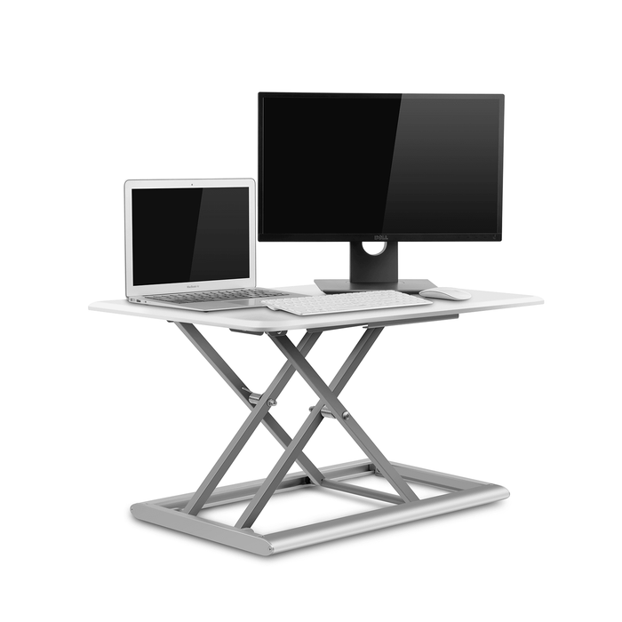Upergo ID-30 Height Adjustable Standing Desk Converter 30-Inch Sit-Stand Desk Laptop Desk Desktop Workstation