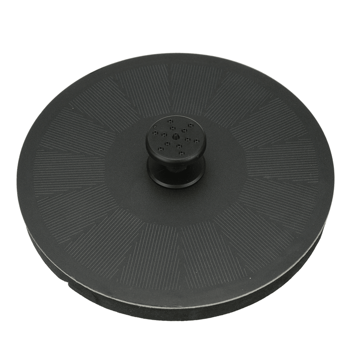 LIUMY Solar Fountain Pump 2.2W Floating Solar round Water Pump Floating Panel with 7 Nozzles for Pond Fountain Birdbath Garden Decoration Water Cycling