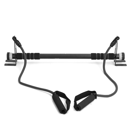 72-98CM Adjustable Door Horizontal Bar Chin Pull up Bar with Pull Rope Home Gym Workout Fitness Equipment