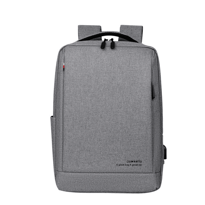 OUMANTU 13L School Backpack USB Charging Waterproof Men Shoulder Bag 14Inch Laptop Bag for Camping Travel