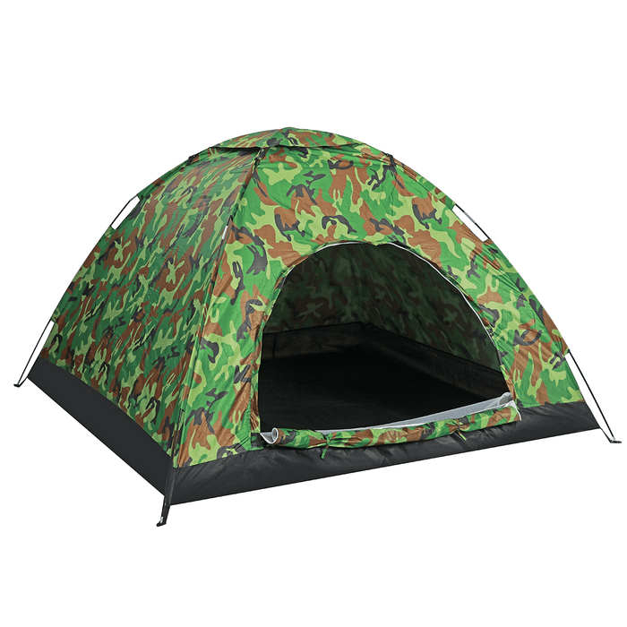 2-4 People Camping Tent 4 Season Folding Breathable Waterproof Uv-Proof Sunshade Canopy Outdoor Travel Beach