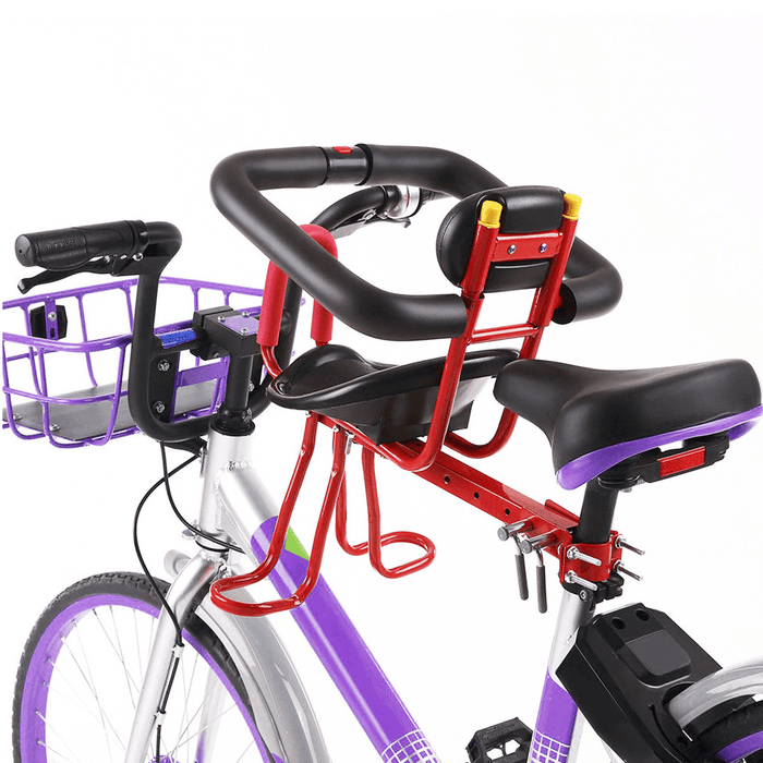 BIKIGHT Bike Kids Rack Mount Seat Protection Safety Quick Release Lock Cycling Children Front Saddle Chair Bike Accessories